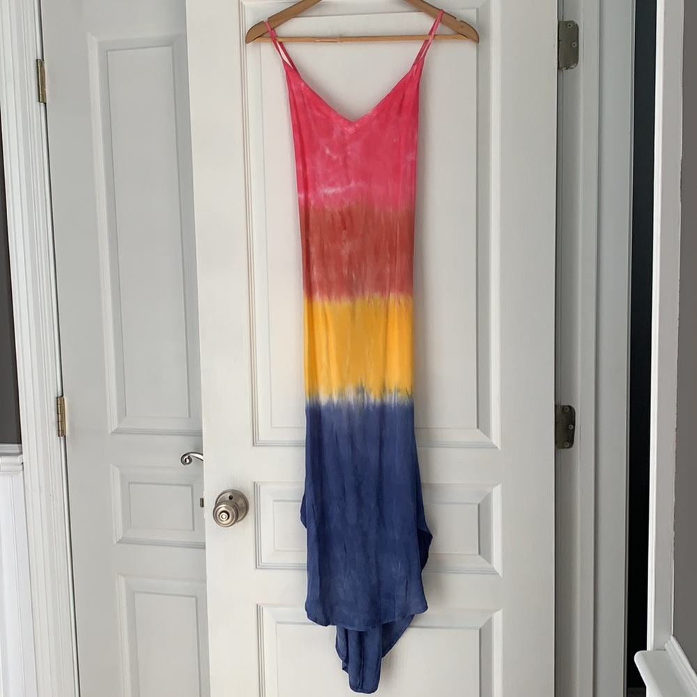 Chaser tie dye slip dress Large NWT - Picture 3 of 8